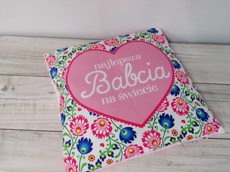 Poszewka na poduszkę dla babci