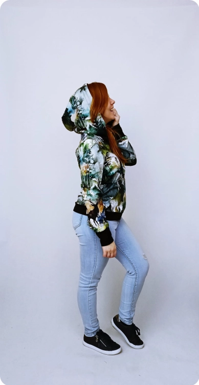 Bluza damska kangurka GÓRY