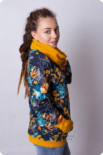 Bluza damska Z KOMINEM Retro Flowers