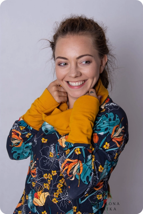 Bluza damska Z KOMINEM Retro Flowers