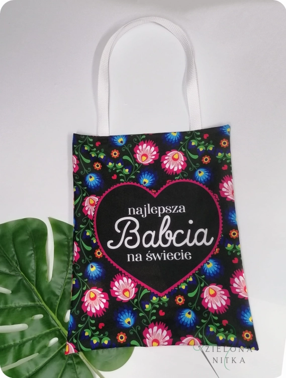 Torba na zakupy ''Najlepsza babcia na świecie" folk