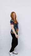 Legginsy damskie dzianinowe czarne