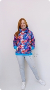 Bluza damska z kominem WIOLA LILIE