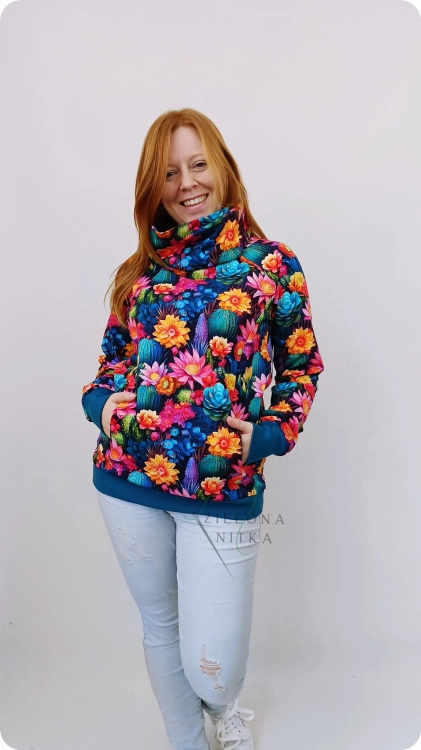 Bluza damska WIOLA kaktusy