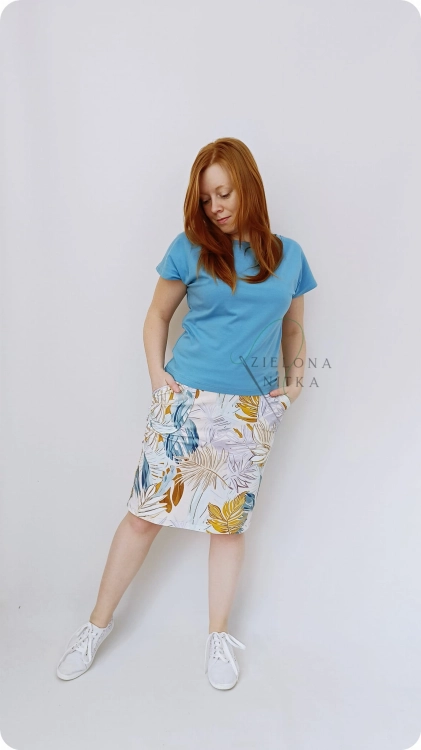 T-shirt damski DORIS mineral