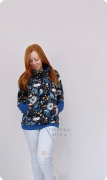 Bluza damska WIOLA dmuchawce