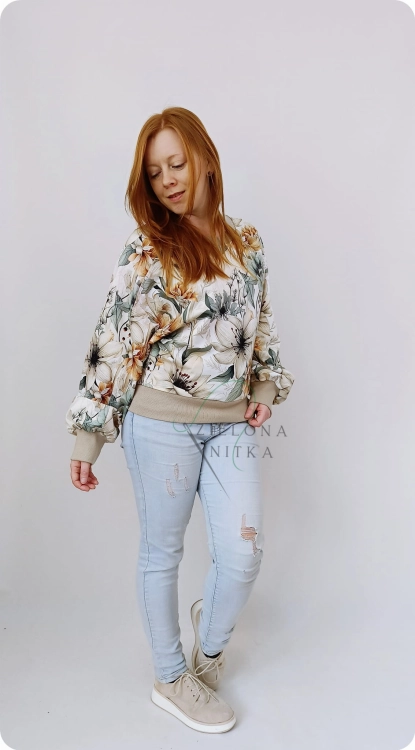Bluza damska zwykła  LOBO OGRÓD