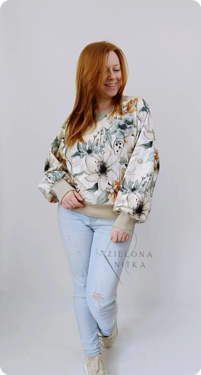 Bluza damska zwykła  LOBO OGRÓD