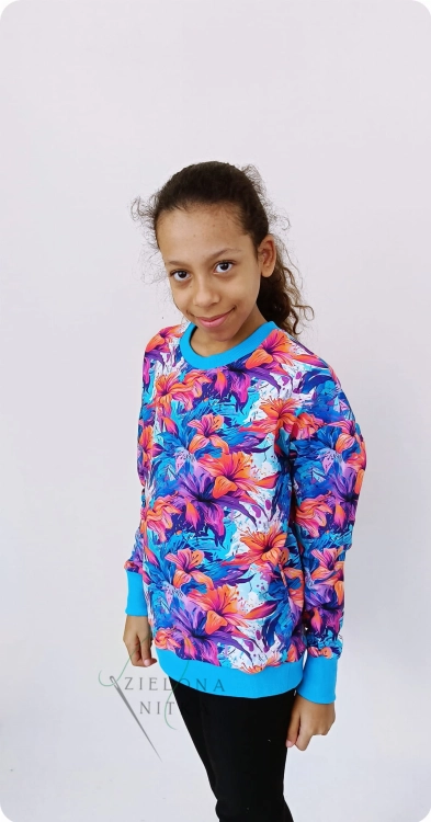 Bluza dziecięca zwykła kolorowa  AURIS LILIE