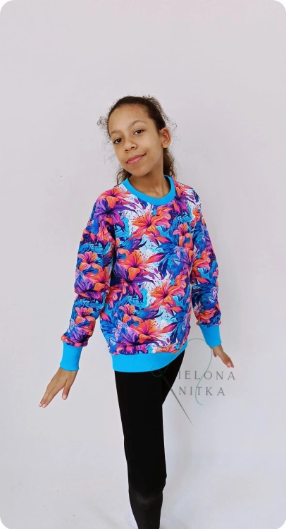 Bluza dziecięca zwykła kolorowa  AURIS LILIE