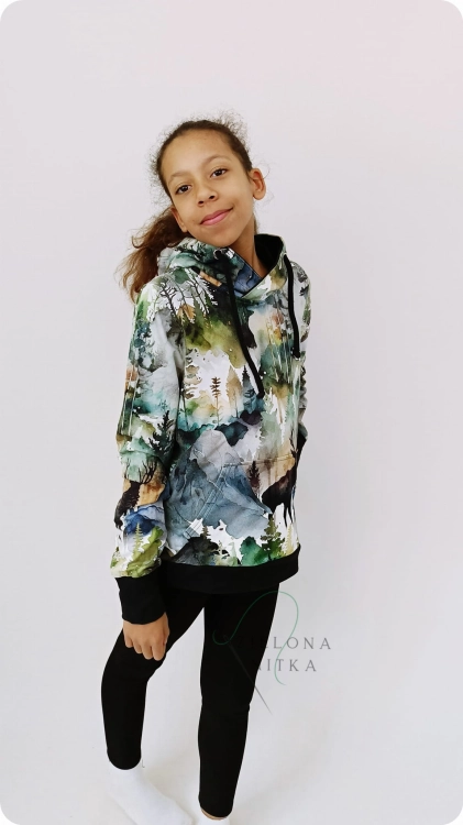 Bluza dziecięca kangurka GÓRY