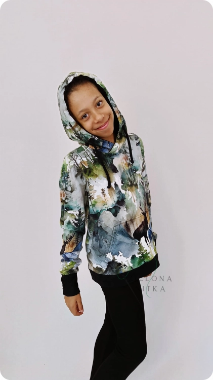 Bluza dziecięca kangurka GÓRY