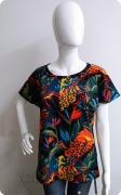 T-shirt damski DORIS Rajskie Kwiaty w dżungli