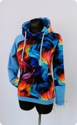 Bluza damska kangurka FALE KOLOROWE
