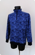 Bluza męska ze stójką JEANS