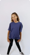 T-shirt dziecięcy CHILLOUT jasny granatowy