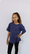 T-shirt dziecięcy CHILLOUT jasny granatowy