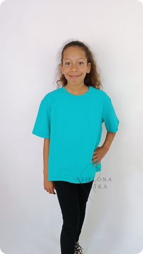 T-shirt dziecięcy CHILLOUT ciemny turkus