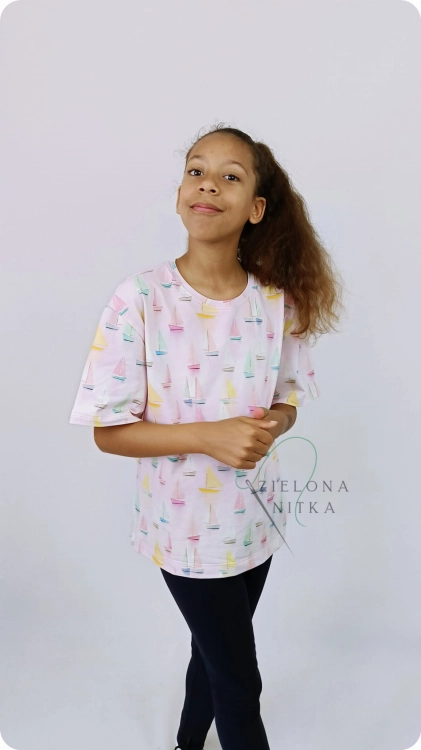 T-shirt dziecięcy CHILLOUT żaglówki