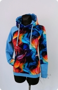 Bluza damska kangurka FALE KOLOROWE