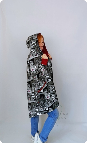 Bluza damska rozpinana MAYA komiks