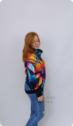 BLUZA DAMSKA WIOLA HYPNOTIC z kominem