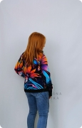 BLUZA DAMSKA WIOLA HYPNOTIC z kominem