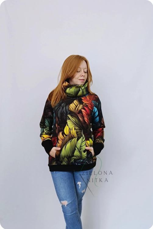 BLUZA DAMSKA WIOLA Immerse of Autumn  kominem