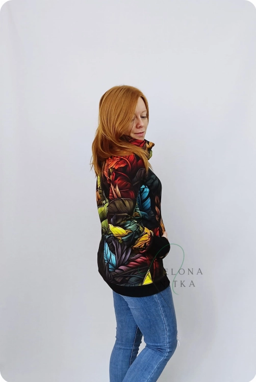 BLUZA DAMSKA WIOLA Immerse of Autumn  kominem