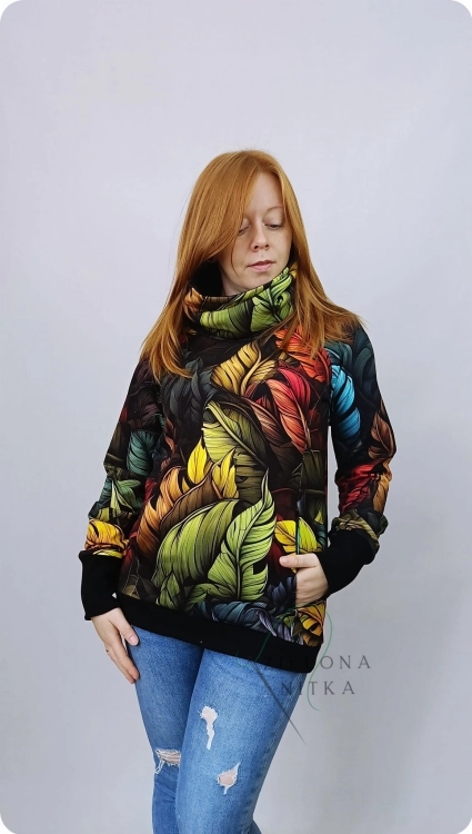 BLUZA DAMSKA WIOLA Immerse of Autumn  kominem
