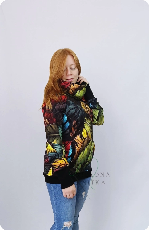 BLUZA DAMSKA WIOLA Immerse of Autumn  kominem