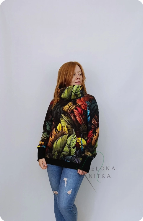 BLUZA DAMSKA WIOLA Immerse of Autumn  kominem