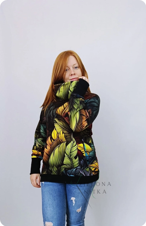 BLUZA DAMSKA WIOLA Immerse of Autumn  kominem