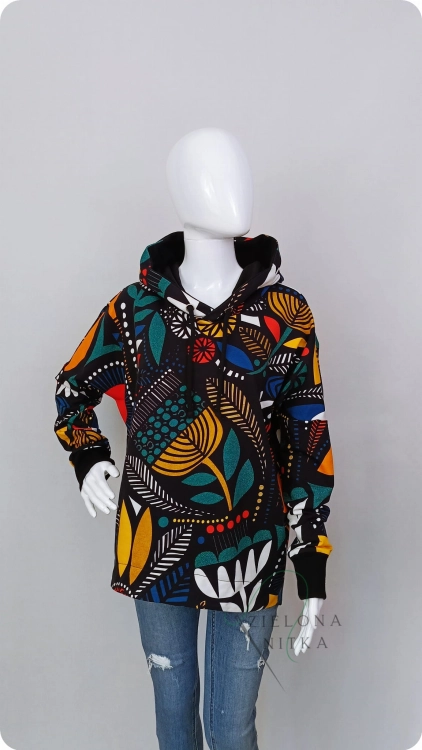 Bluza damska z kapturem LENA AFRYKA
