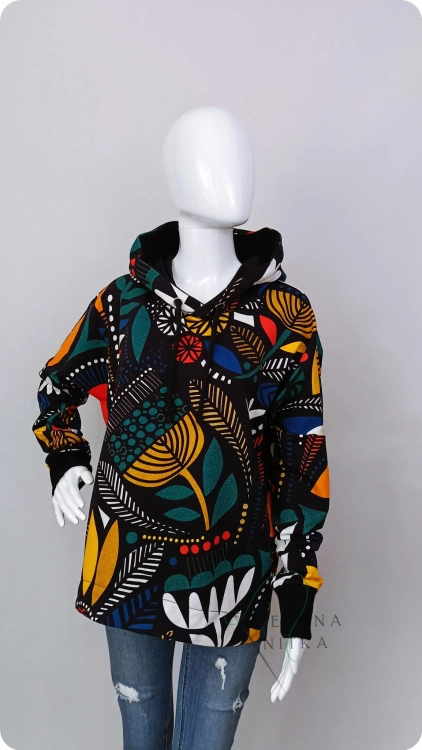 Bluza damska z kapturem LENA AFRYKA