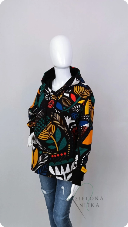 Bluza damska z kapturem LENA AFRYKA