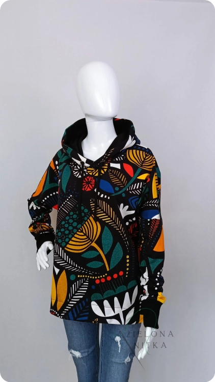 Bluza damska z kapturem LENA AFRYKA