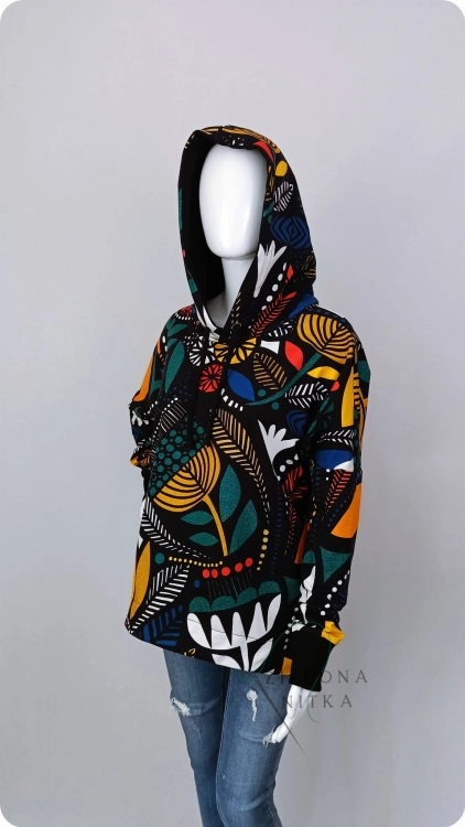Bluza damska z kapturem LENA AFRYKA