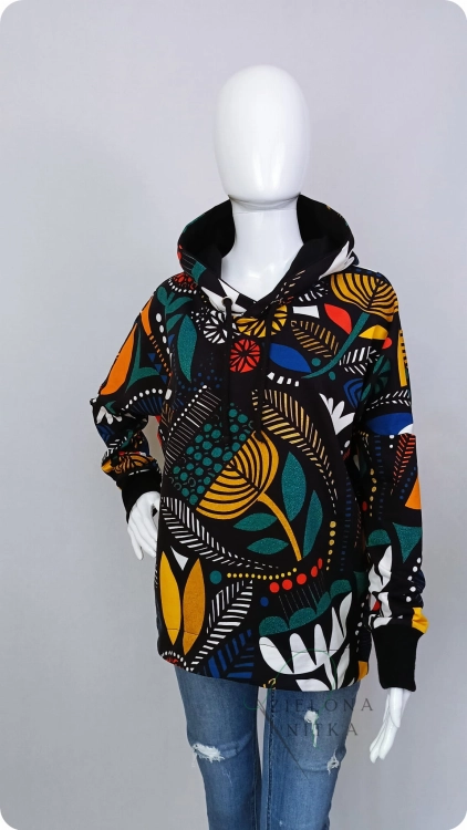Bluza damska z kapturem LENA AFRYKA