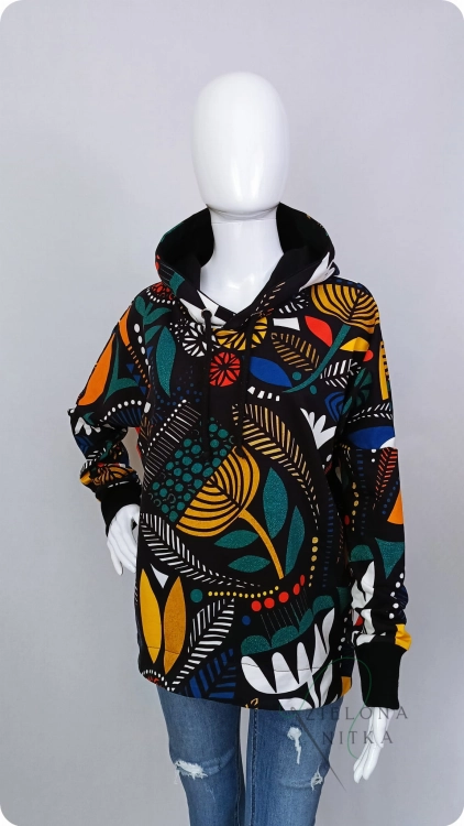 Bluza damska z kapturem LENA AFRYKA