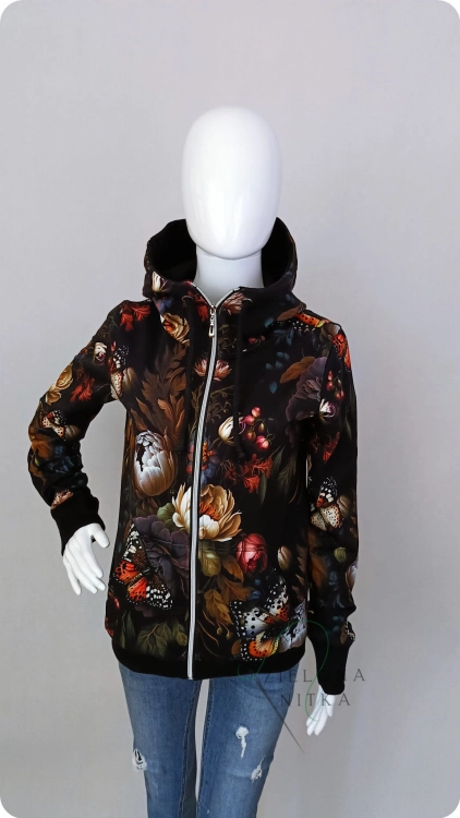 Bluza damska rozpinana z kapturem GARDEN