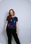 T-shirt damski klasyczny CYBER
