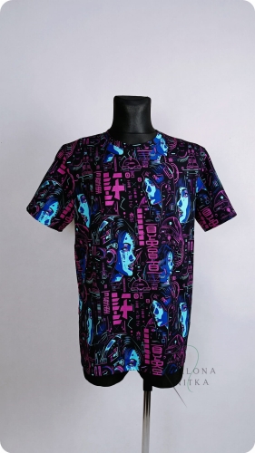 T-shirt męski CYBER
