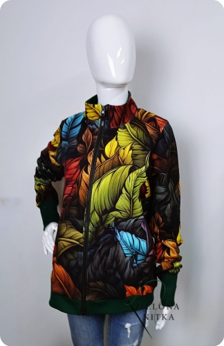 Bluza damska rozpinana z stójką IMMERSE OF AUTUMN
