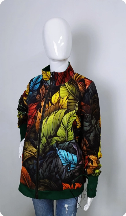 Bluza damska rozpinana z stójką IMMERSE OF AUTUMN