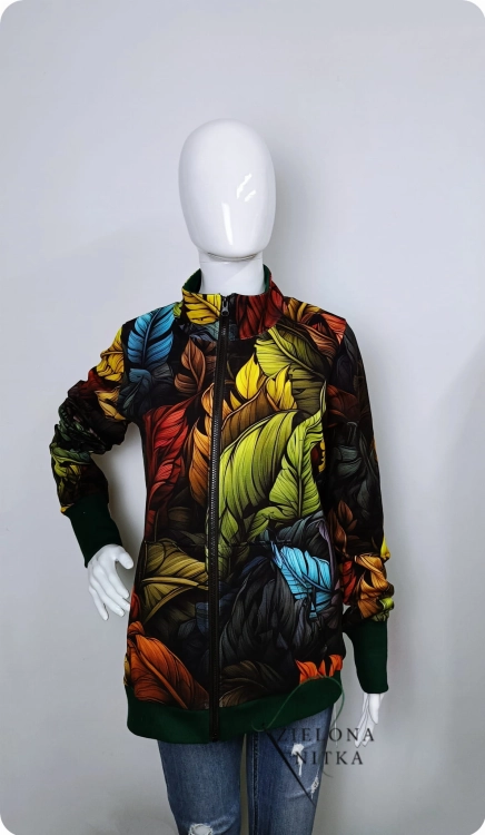 Bluza damska rozpinana z stójką IMMERSE OF AUTUMN