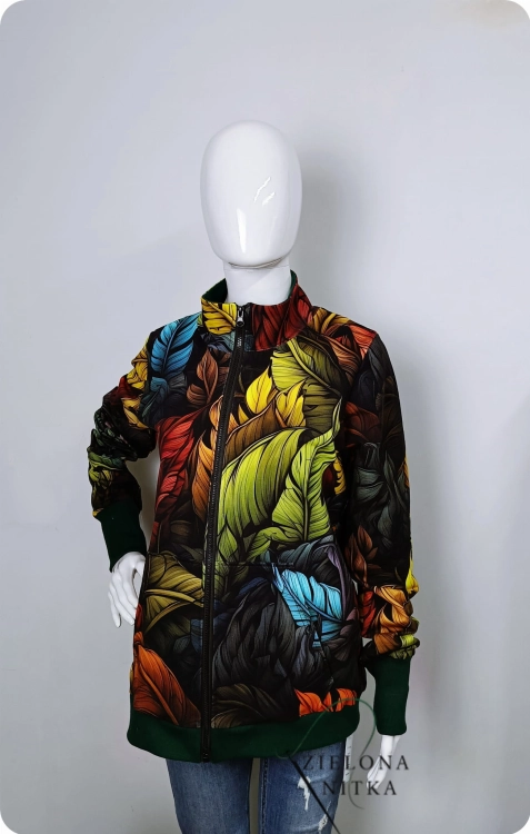 Bluza damska rozpinana z stójką IMMERSE OF AUTUMN