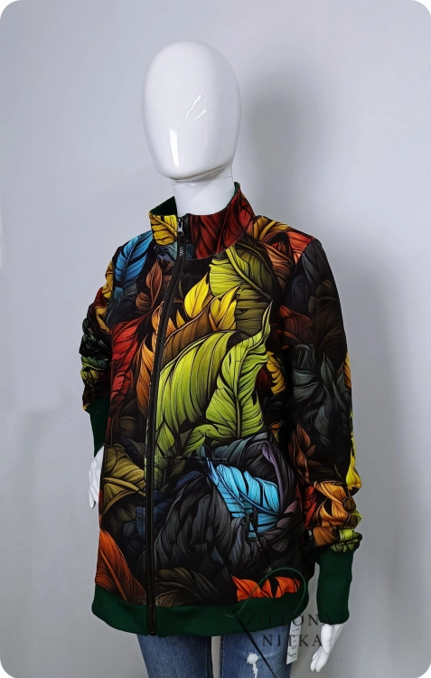 Bluza damska rozpinana z stójką IMMERSE OF AUTUMN