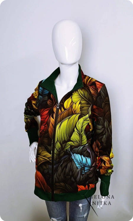 Bluza damska rozpinana z stójką IMMERSE OF AUTUMN