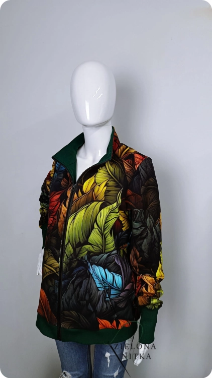 Bluza damska rozpinana z stójką IMMERSE OF AUTUMN